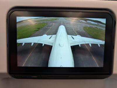 Airplane camera, tail view