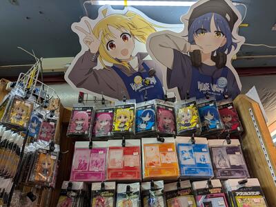 Bocchi the Rock merch at Village Vanguard
