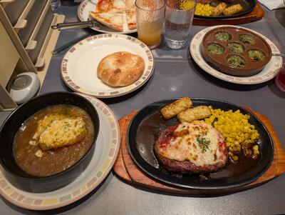 Dinner at Saizeriya