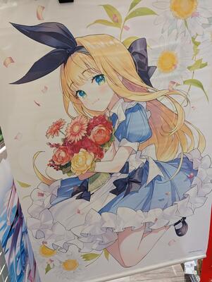 Mononobe Alice tapestry at Suruga-ya