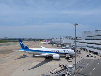 Observation deck at Fukuoka Airport