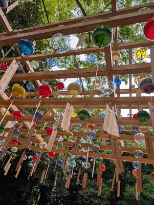 Windchimes at Kawagoe Hikawa Shrine